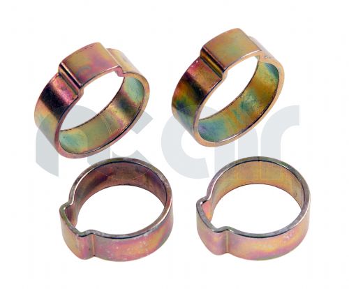 Mild Steel Single Ear O Clips 7mm - 18mm