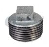 Malleable Iron Hollow Blanking Plug 1/4 - 2