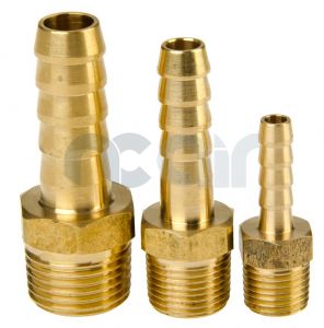 Hose Tail - Brass BSPT 1/8