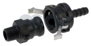 Polypropylene Cam & Groove Couplings 1/2