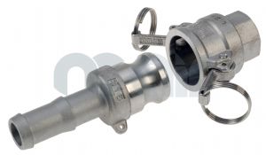 Stainless Steel Cam & Groove Couplings 1/2
