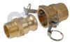 Brass Cam & Groove Couplings 1/2 - 6