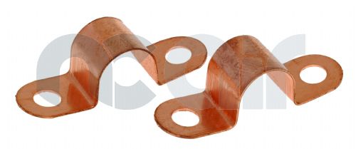 Copper Full Saddle Clamps 3/16