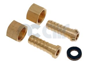 Hose Tail Swivel - Brass Female BSPP 1/8