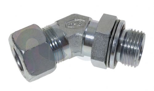 Swivel 45 Deg Elbow BSPP Metric (L) & (S)