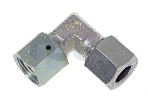 Female Swivel 90 Deg Elbow Coupling Metric DKO