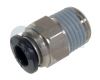 Male Stud Connector BSPT 1/8 - 1/2