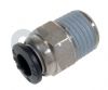 Male Stud Connector NPT 1/4 - 1/2