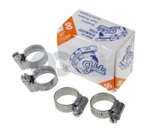 Stainless Steel HNSS 316 Jubilee Clips 9.5 - 318mm