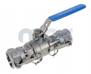 Ball valve/Camlock assembly S/Steel 1/2