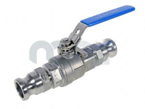 Ball valve/Camlock assembly S/Steel 1/2