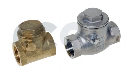 Swing Check Valve - Brass/Stainless Steel 3/8