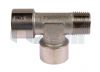 Nickel Plated Brass Offset Male BSP Tee 