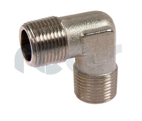 Nickel Plated Brass Male/Male BSP Equal Elbow