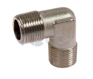 Nickel Plated Brass Male/Male BSP Equal Elbow