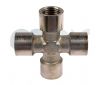 Nickel Plated Brass Female BSP Equal Cross 