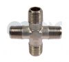 Nickel Plated Brass Male BSP Equal Cross 