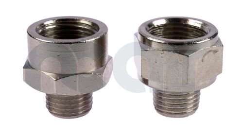 Nickel Plated Brass Male/Female BSP Adaptor 