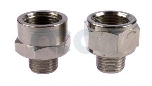 Nickel Plated Brass Male/Female BSP Adaptor 