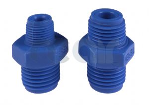 Nylon Hex Male BSP Nipple 1/8