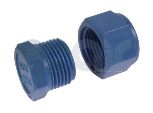 Nylon BSP Threaded Blanking Plug & Cap 1/8