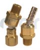 Hose Swivel Joint - Brass BSPT 1/4 - 3/8