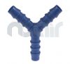 Nylon Barbed Y Hose Connector 4 - 17mm