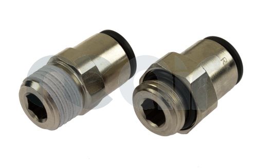 Male Stud Connector BSPT 1/8