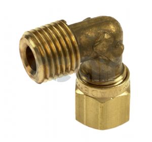 Compression fitting - Elbow Male Taper BSPT       